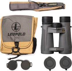 LEUPOLD BINOCULAR BX-5 SANTIAM - HD 10X42 ROOF SHADOW GRAY