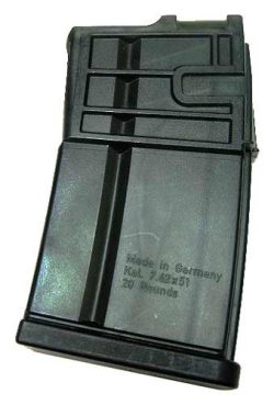 HK MAGAZINE MR762 7.62X51 20RD - TRANSLUCENT SMOKE POLYMER
