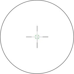 TRIJICON CREDO 1-8X28 34MM FFP - RED/GREEN MRAD MATTE BLK