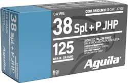 AGUILA 38 SPECIAL 125GR JHP - 50RD 10BX/CS