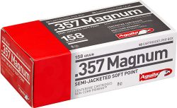 AGUILA 357 MAG 158GR SJSP - 50RD 20BX/CS