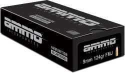 AMMO INC 9MM LUGER 124GR TMC - 50RD 20BX/CS
