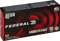 FEDERAL AE 40 SW 180GR FMJ-TC - 50RD 20BX/CS