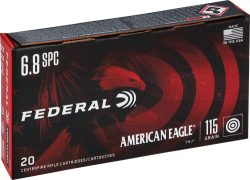 FEDERAL AE 6.8 SPC 115GR FMJ - 20RD 10BX/CS