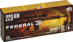 FEDERAL FUSION 223 REM 62GR - FUSION MSR 20RD 10BX/CS
