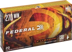FEDERAL FUSION 270 WIN 130GR - FUSION 20RD 10BX/CS