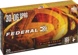 FEDERAL FUSION 30-06 165GR - FUSION 20RD 10BX/CS