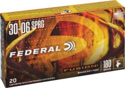 FEDERAL FUSION 30-06 180GR - FUSION 20RD 10BX/CS