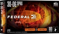 FEDERAL FUSION 30-06 180GR - TIPPED FUSION 20RD 10BX/CS