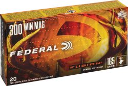 FEDERAL FUSION 300 WIN MAG - 165GR FUSION 20RD 10BX/CS