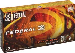 FEDERAL FUSION 338 FEDERAL - 200GR FUSION 20RD 10BX/CS
