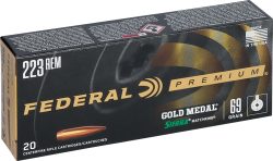 FEDERAL GOLD MEDAL 223 REM - 69GR MATCHKING 20RD 10BX/CS