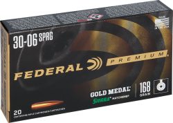 FEDERAL GOLD MEDAL 30-06 168GR - MATCHKING 20RD 10BX/CS