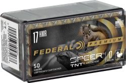FEDERAL 17HMR 17GR SPEER TNT - 2530FPS 50RD 60BX/CS