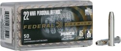 FEDERAL PUNCH 22WMR 45GR JHP - 50RD 60BX/CS