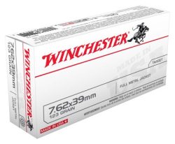 WINCHESTER USA 7.62X39 123GR - FMJ 20RD 10BX/CS