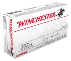 WINCHESTER USA 357 SIG - 125GR FMJ-RN 50RD 10BX/CS