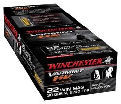 WINCHESTER SUPREME 22WMR 30GR - JHP 2250FPS 50RD 40BX/CS
