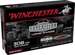 WINCHESTER EXPEDITION 308 WIN - 168GR ACCUBOND 20RD 10BX/CS