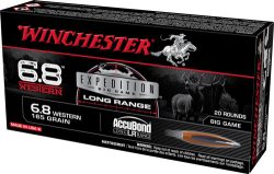 WINCHESTER EXPEDITION 6.8 WEST - 165GR ACCUBOND LR 20RD 10BX/CS