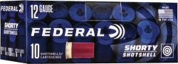 FEDERAL SHORTY SHOTSHELL 12GA - 1.75" RIFLED SLUG 10RD 10BX/CS