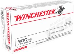 WINCHESTER USA 300 AAC 125GR - FMJ 20RD 10BX/CS