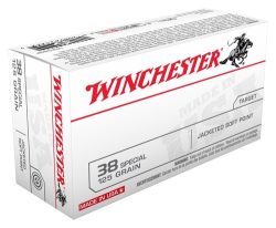 WINCHESTER USA 38 SPECIAL - 125GR JSP 50RD 10BX/CS