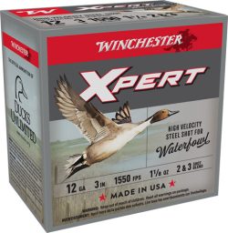 WINCHESTER XPERT STEEL 12GA 3" - 1-1/8OZ #2 1550FPS 25RD 10BX/C