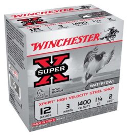 WINCHESTER XPERT STEEL 12GA 3" - 1-1/4OZ #2 1400FPS 25RD 10BX/C