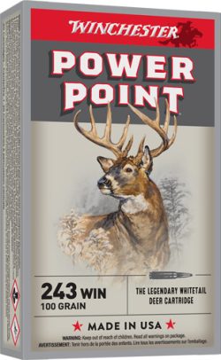 WINCHESTER SUPER-X 243 WIN - 100GR POWER POINT 20RD 10BX/CS