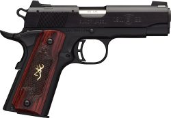 BROWNING 1911-22 MEDALLION - COMPACT 22LR 3.6"FS BLK/RSWD