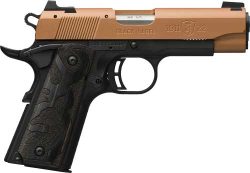 BROWNING 1911-22 BLACK LABEL - 22LR 3.58" COMP BLACK/COPPER