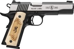 BROWNING 1911-380 BLACK LABEL - 380ACP 4.25"FS 10RD MAPLE