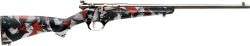SAVAGE RASCAL YOUTH SINGLESHOT - 22LR ACCU TRIG RED/WHITE/BLUE