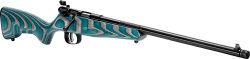 SAVAGE RASCAL YOUTH SINGLESHOT - 22LR MINIMALIST TEAL/GRAY