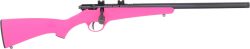 SAVAGE RASCAL FVSR SINGLESHOT - YOUTH 22LR HB THREADED PINK