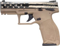 TAURUS TX-22 22LR 4.1" - ADJ. 10-SHOT  BLACK/US FLAG