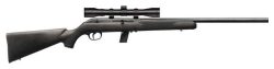 SAVAGE 64FVXP 22LR 21" HB - W/3-9X40 BLUE/BLACK SYNTHETIC