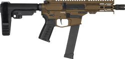 CMMG PISTOL BANSHEE MKG 45ACP - 5" 26RD W/ RIP BRACE BRONZE