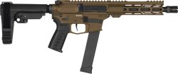 CMMG PISTOL BANSHEE MKG 45ACP - 8" 26RD W/ RIP BRACE BRONZE