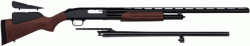 MOSSBERG 500 COMBO 12GA 3" - 28"VR/24"RIFLED BLUED/WOOD