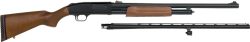 MOSSBERG 500 COMBO 12GA 3" 28" - VR/24"RIFLED BLUED/HARDWOOD