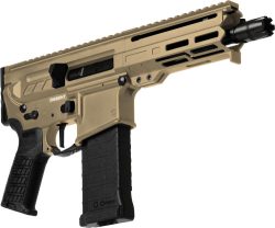 CMMG PISTOL DISSENT MK4 5.7X28 - MM 6.5" 32RD COYOTE TAN