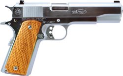 TRISTAR AMERICAN CLASSIC GOV'T - 1911 45ACP 5" CHROME/WOOD