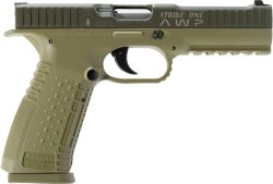 APF STRIKE ONE 9MM 5" BBL - 3-DOT SIGHT 2 17RD MAGS OD GRN
