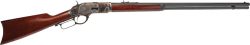 CIMARRON 1873 LONG RANGE 45LC - 30" OCTAGON CC/BLUED WALNUT