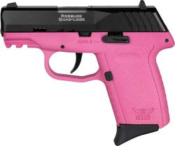SCCY CPX2-CB PISTOL GEN 3 9MM - 10RD BLACK/PINK W/O SAFETY