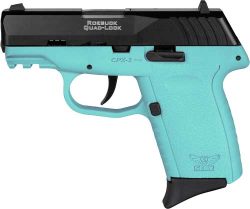 SCCY CPX2-CB PISTOL GEN 3 9MM - 10RD BLACK/SCCY BLUE W/O SAFE