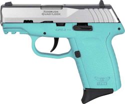 SCCY CPX2-TT PISTOL GEN 3 9MM - 10RD SS/SCCY BLUE W/O SAFETY