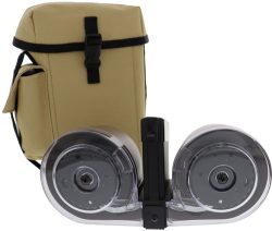 IVER JOHNSON MAGAZINE AR15 - .223 100RD DRUM BLK/TAN POLY